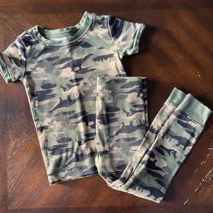 4T Boys Dino-Camo Pajama Set